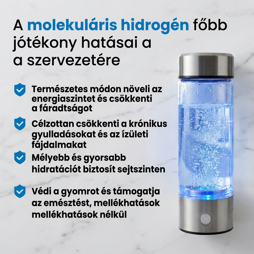 Zevery™ Hidrogénes Víz Palack
